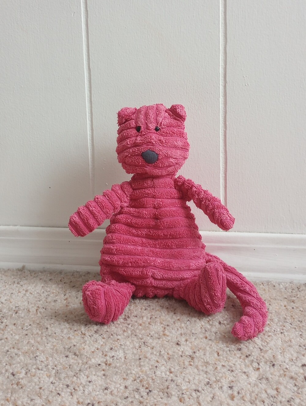 Jellycat Pink Cat Stuffed Animal Plushie